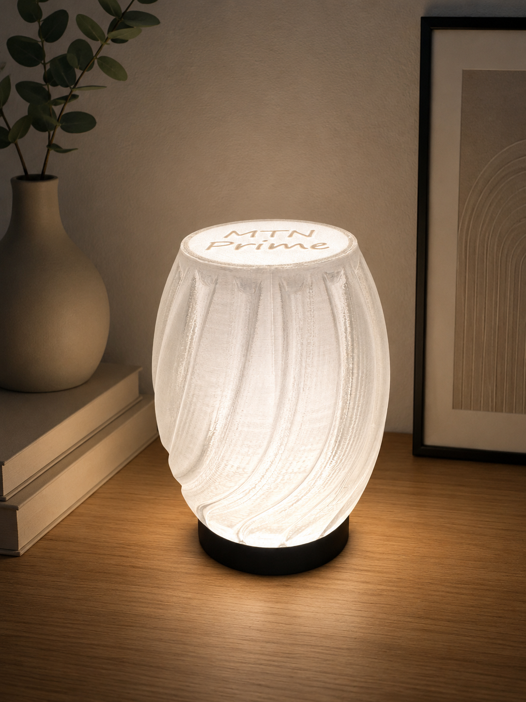 3D-gedruckte Lampe PRISMA – Ansicht 1